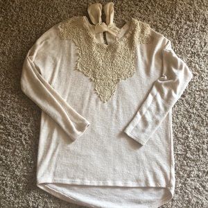 Day trip gold / ivory sweater